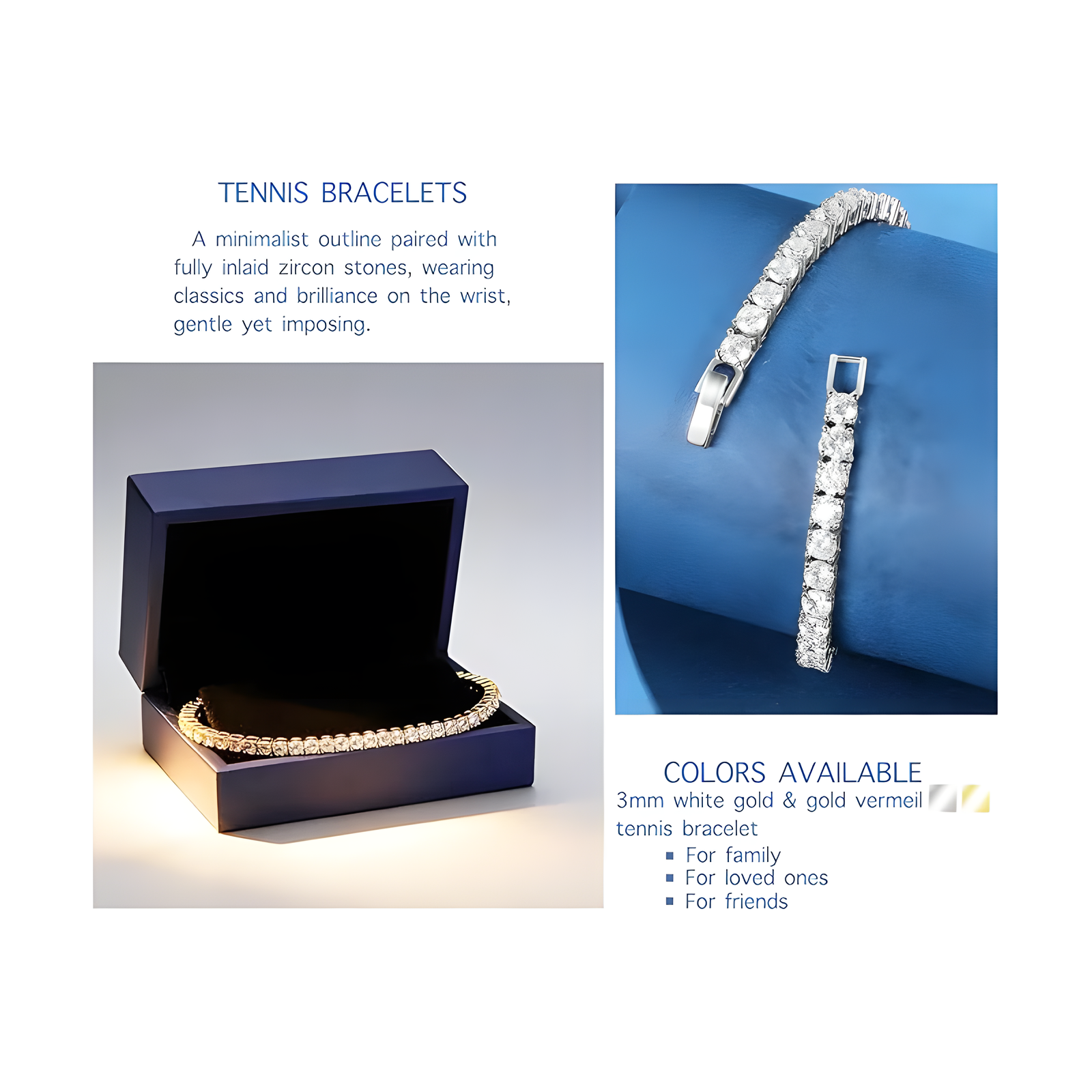 Crystal Tennis Bracelet