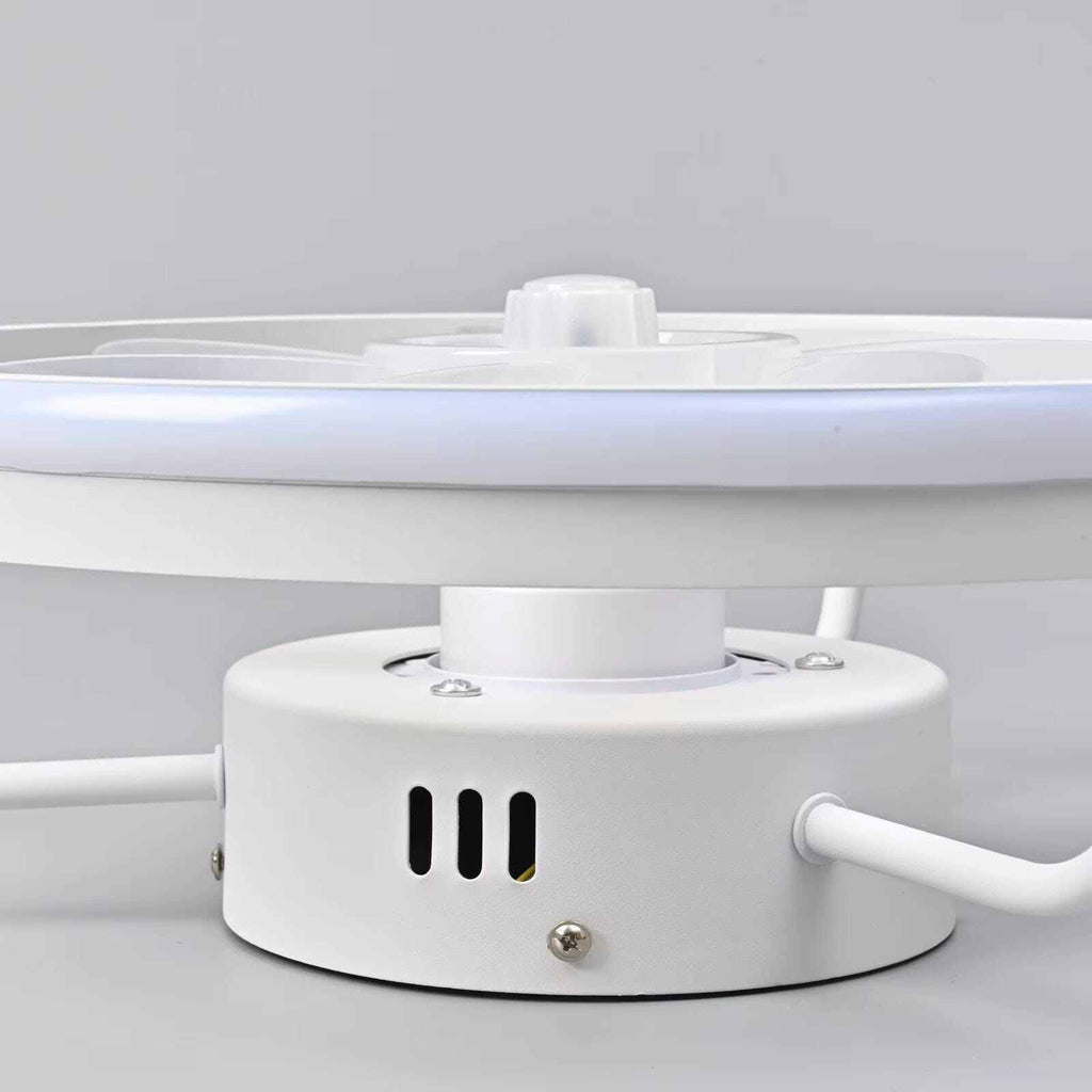55W Takfläkt med LED-Belysning – Modern Design för Hem och Sovrum
