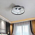 55W Takfläkt med LED-Belysning – Modern Design för Hem och Sovrum