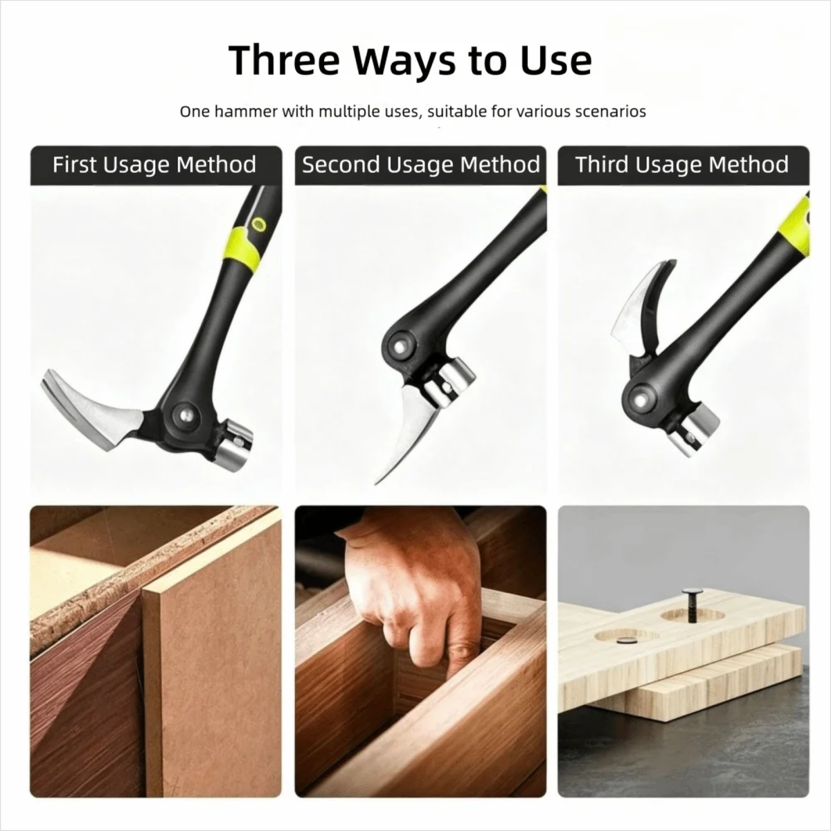 4-Position Magnetic Claw Hammer