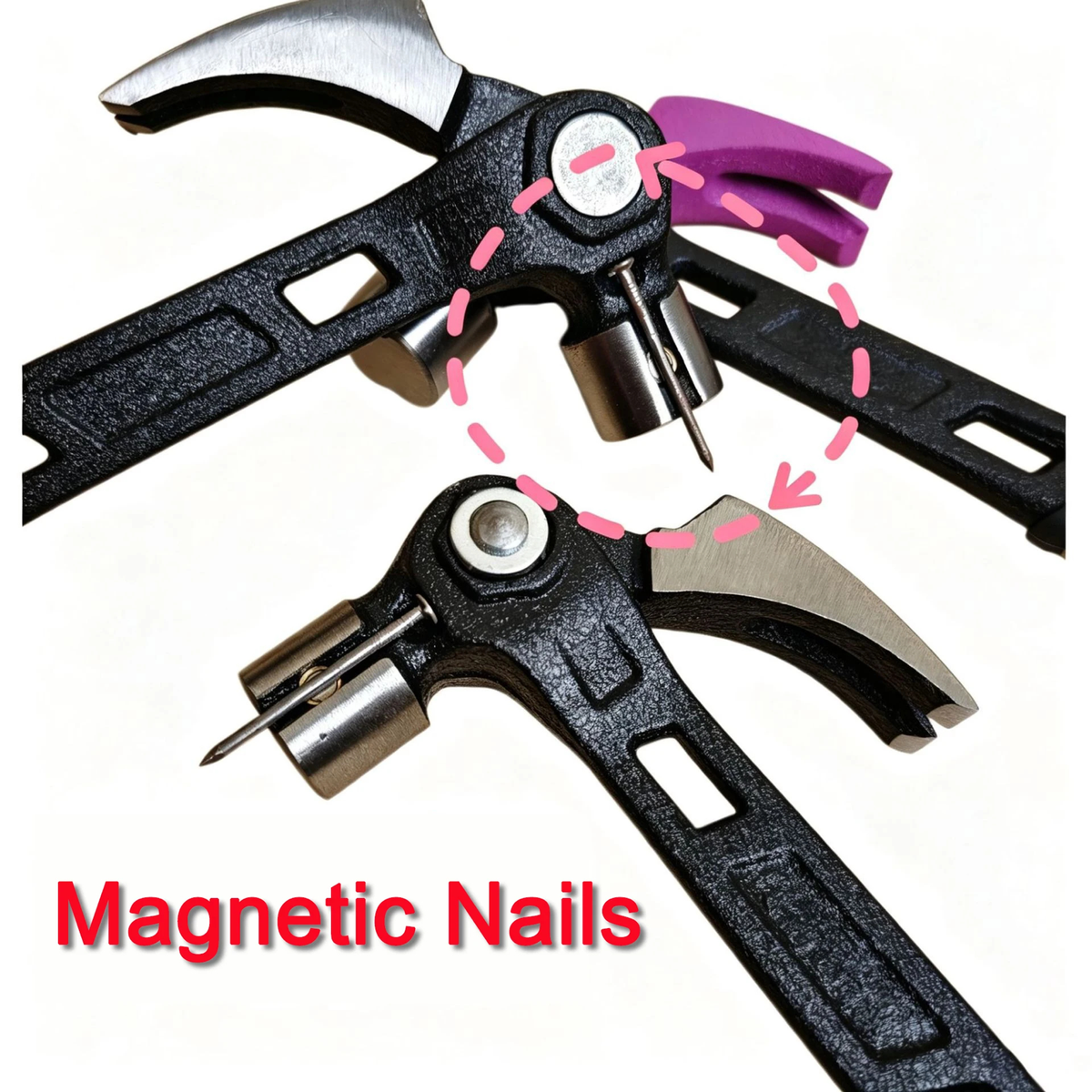 4-Position Magnetic Claw Hammer