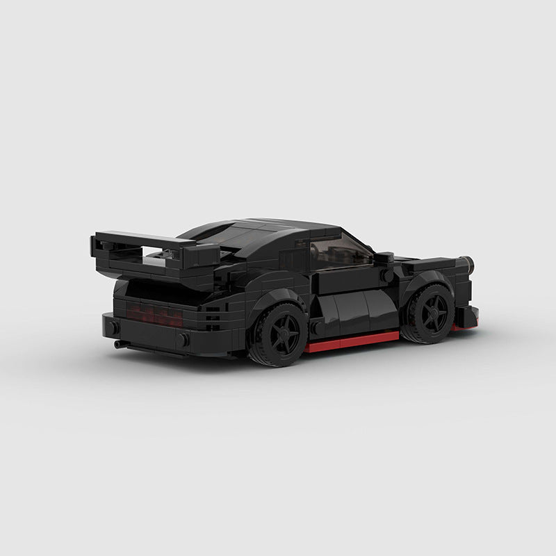 Toy Car RacinLeksaksbil Racing Modell MOC Byggklossar Kompatibla med LEGO Smallg Model MOC Building Blocks Compatible with LEGO Small