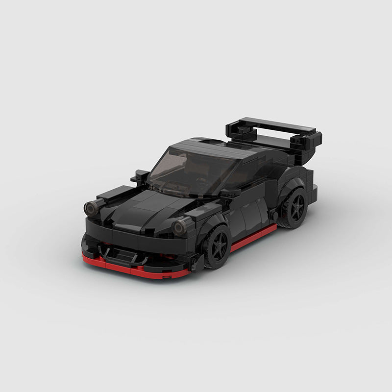 Toy Car RacinLeksaksbil Racing Modell MOC Byggklossar Kompatibla med LEGO Smallg Model MOC Building Blocks Compatible with LEGO Small