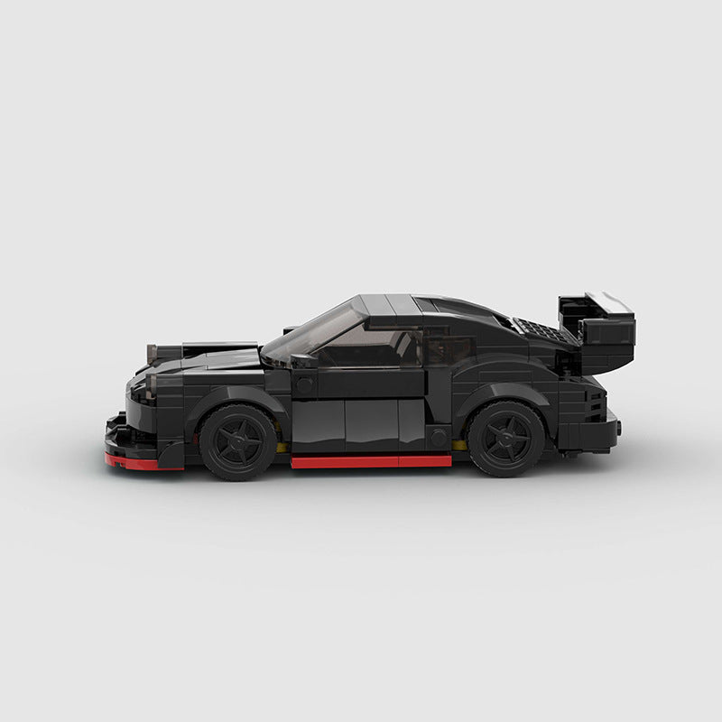 Toy Car RacinLeksaksbil Racing Modell MOC Byggklossar Kompatibla med LEGO Smallg Model MOC Building Blocks Compatible with LEGO Small