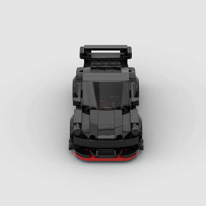 Toy Car RacinLeksaksbil Racing Modell MOC Byggklossar Kompatibla med LEGO Smallg Model MOC Building Blocks Compatible with LEGO Small