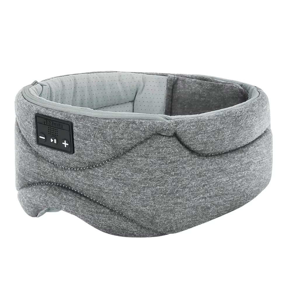 Sovmask med Bluetooth-högtalare, trådlös och ljusblockering