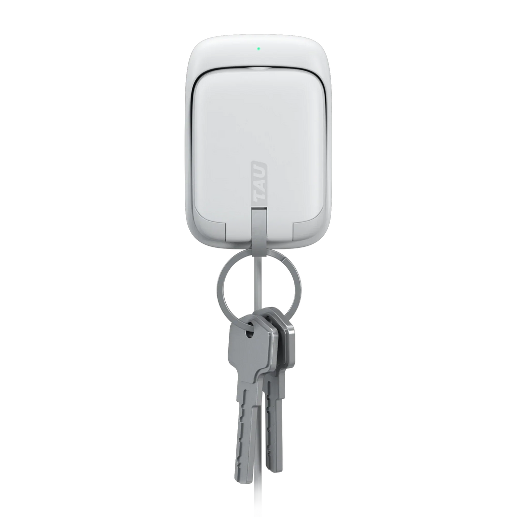 TAU powerbank, 1400mAh, C/Lightning/Micro USB, vit(ny)