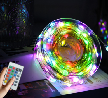 LED Julgransljus med magiska mönster