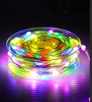 LED Julgransljus med magiska mönster