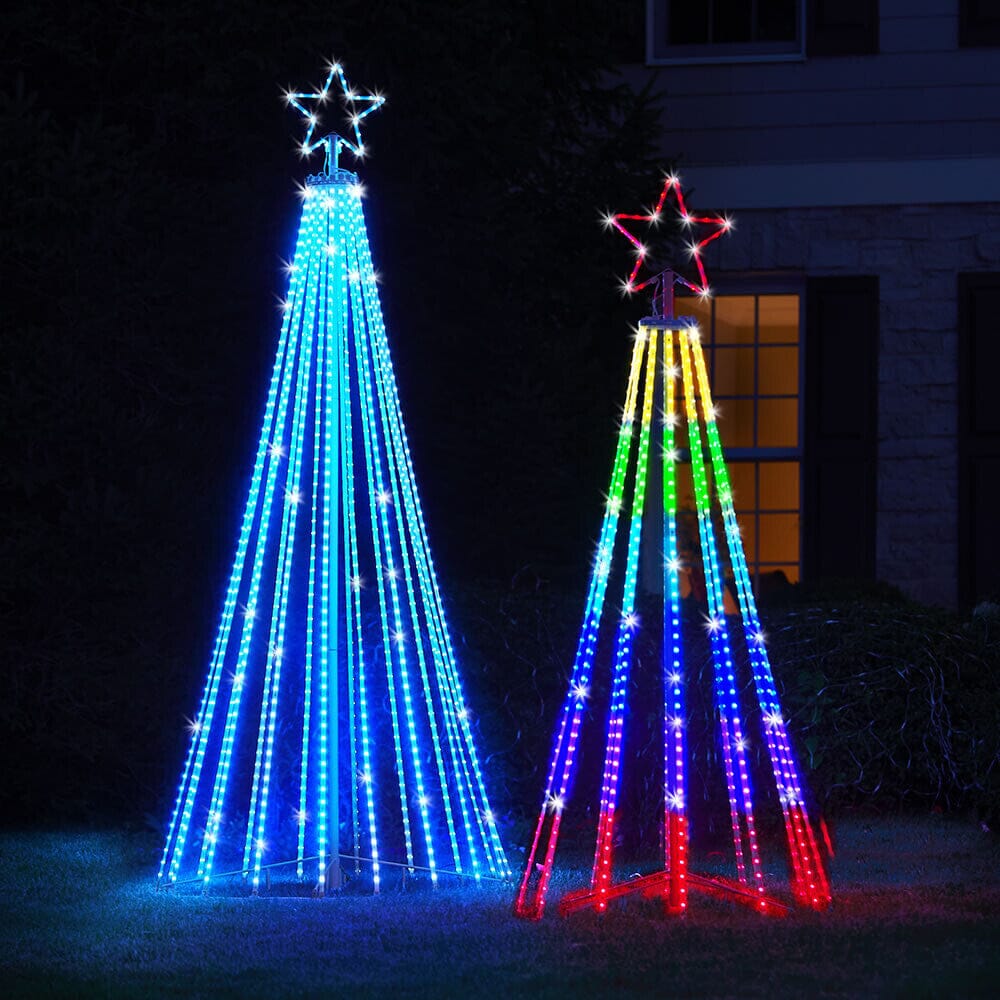 LED Julgransljus med magiska mönster