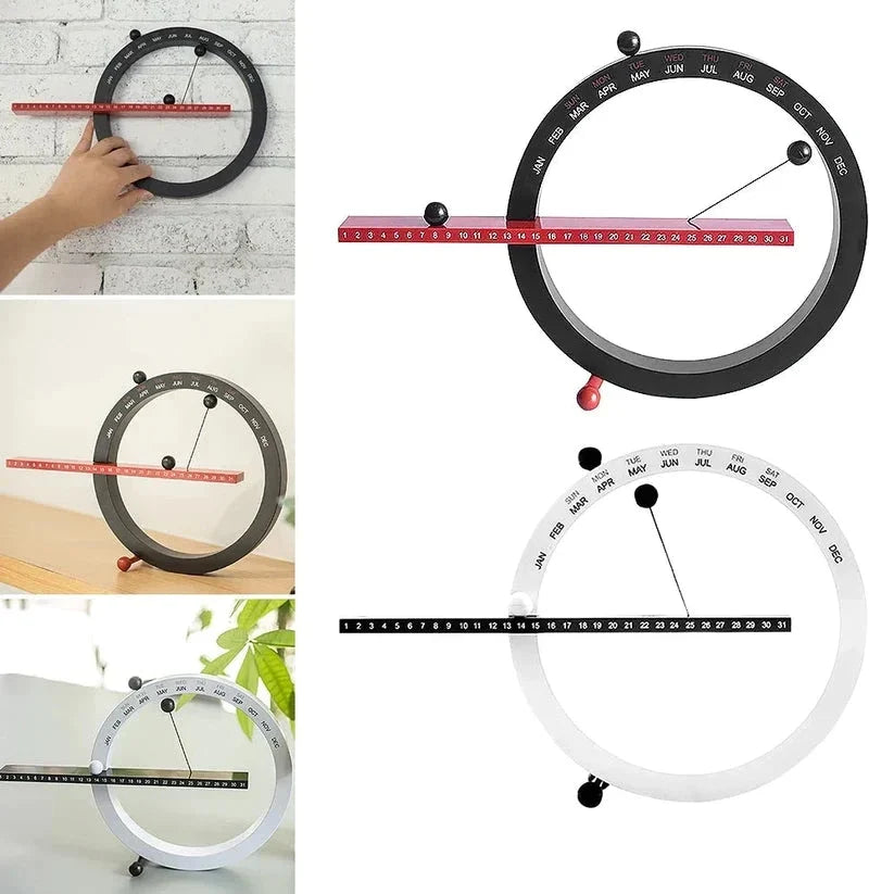 Magnetisk Modern Kalender för 2024