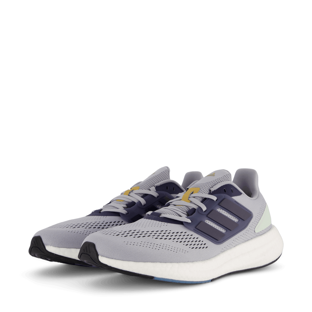 Pureboost 22 Shoes Halo Silver / Shadow Navy / Linen Green